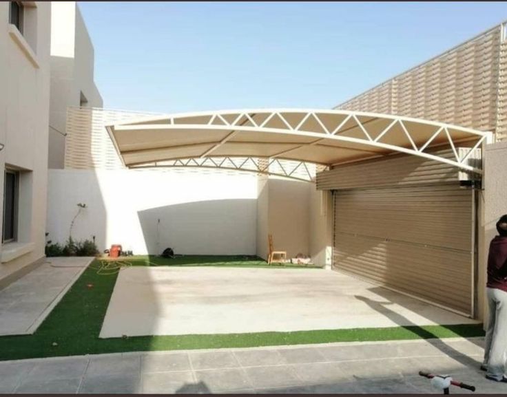 Wall Mounted Tensile Structure